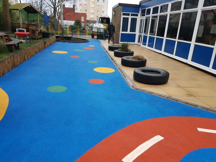 Wet Pour Cleaning Nottingham, After